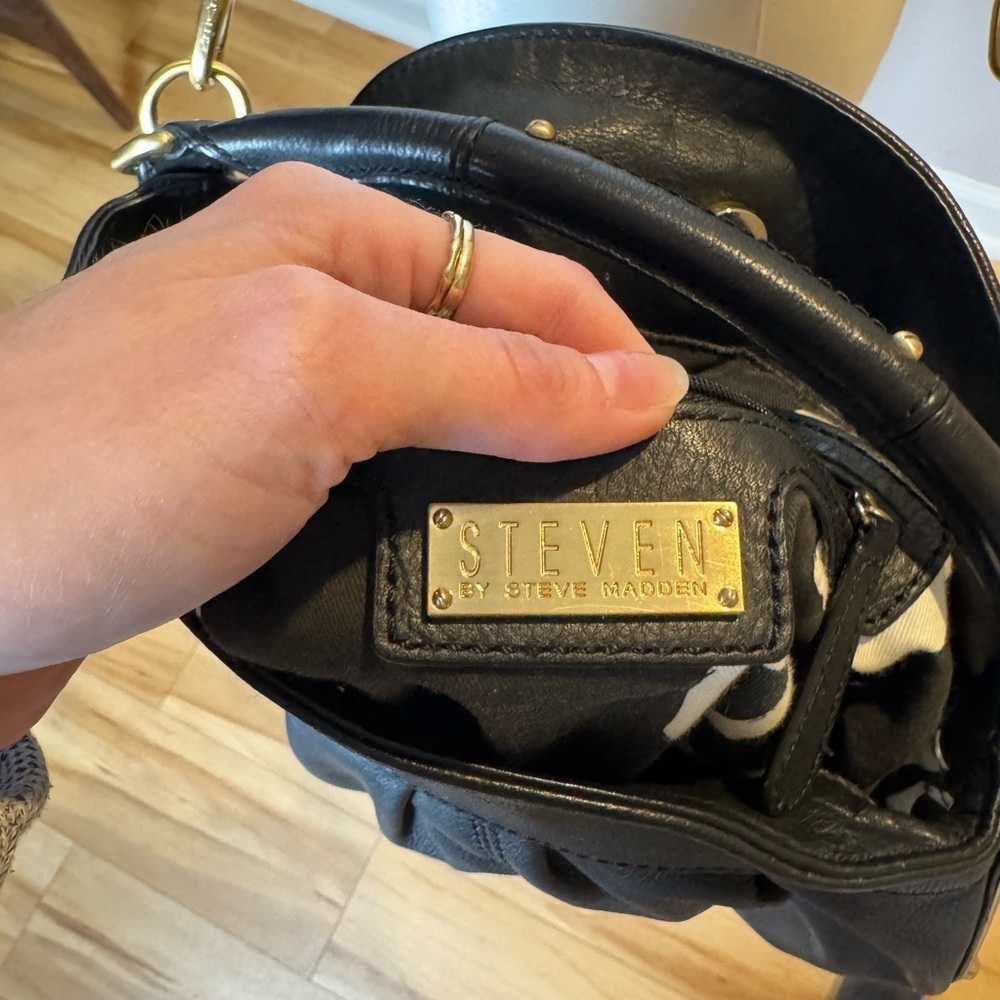 Steve by Steve Madden Leather crossbody bag - Picture 10 of 11